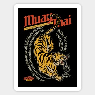 Sak Yant Muay Thai Tiger The Art of Eight Limbs Sticker